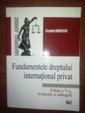 Fundamentele dreptului international privat (ed.5)- Cosmin Dariescu, 2018