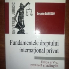 Fundamentele dreptului international privat (ed.5)- Cosmin Dariescu