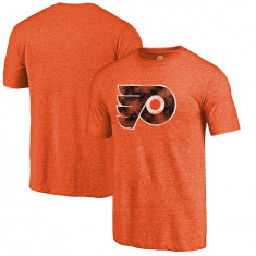 Philadelphia Flyers tricou de bărbați orange Primary Logo Distressed - XL