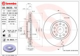 BREMBO 09.B635.11 PRIME LINE - UV Coated Disc frana