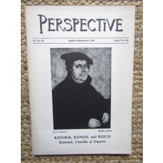 REVISTA PERSPECTIVE NR 28-29 APRILIE-SEPTEMBRIE 1985 ANUL VI-VII