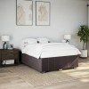 VidaXL Cadru de pat fără saltea, maro &icirc;nchis, 160x200 cm, textil 3284849