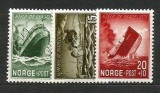 Serie Norvegia 1944 Ocupația Germană WW2 Nave Scufundate Nestampilate - A810