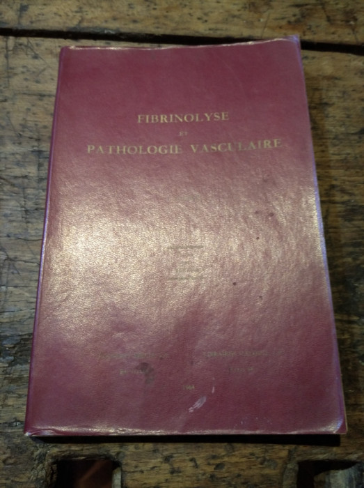 Fibrinolyse et pathologie vasculaire J. Salmon