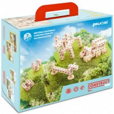 Set gama Construct Mini format din 44 piese, pentru construit masini, animale si alte modele, Walachia