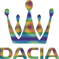 Sticker Auto , zDacia King 2, , Autocolant Personalizat Rezistent