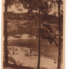 CPIB 18237 CARTE POSTALA - SLANIC PRAHOVA. PLAJA, RPR, 1953, LIBRARIA NOASTRA