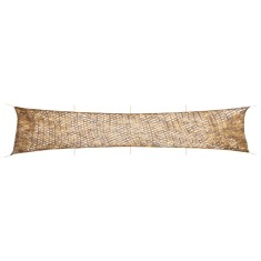 vidaXL Plasă de camuflaj cu geantă de depozitare, nisipiu, 844x142 cm