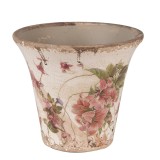 Ghiveci flori ceramica multicolora Flower 13x11 cm