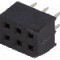 Conector 6 pini, seria {{Serie conector}}, pas pini 2mm, CONNFLY - DS1026-05-2*3S8BV