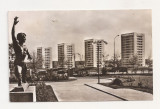 F3 - Carte Postala - Bucuresti, cartierul Floreasca, circulata 1966