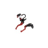 Cumpara ieftin Manete Moto Ambreiaj cu rezervor Cablu Pompa Frana maneta Universale Ghidon 22mm A835RED