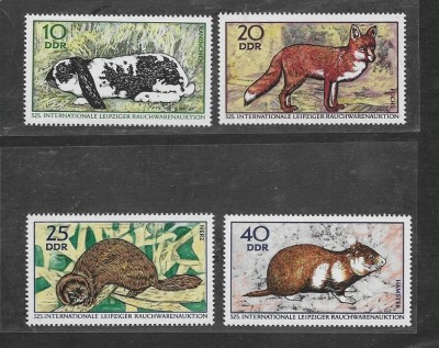 DDR 1970 - Fauna, animale, serie neuzata foto