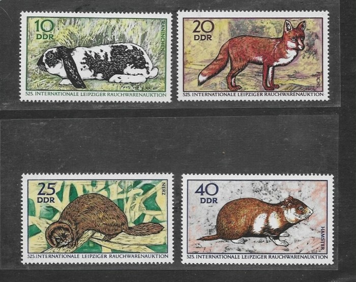 DDR 1970 - Fauna, animale, serie neuzata