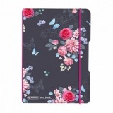 Caiet my.book flex A5, 40 file, dictando, motiv Ladylike Flowers