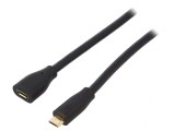 Cablu USB 2.0 Micro USB B 5m Negru, Logilink