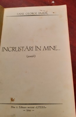 INCRUSTARI IN MINE FANE GEORGE PAJISTE PRINCEPS foto