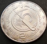 Cumpara ieftin Moneda exotica 2 OUGUIYA - MAURITANIA , anul 2018 *cod 105 = UNC