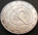 Cumpara ieftin Moneda exotica 2 OUGUIYA - MAURITANIA , anul 2018 *cod 105 = UNC, Africa