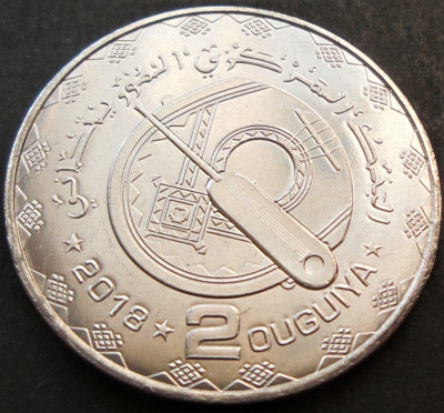 Moneda exotica 2 OUGUIYA - MAURITANIA , anul 2018 *cod 105 = UNC foto