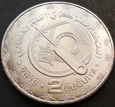 Moneda exotica 2 OUGUIYA - MAURITANIA , anul 2018 *cod 105 = UNC foto