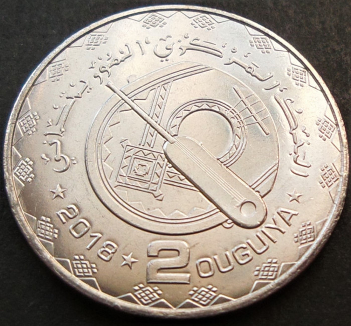 Moneda exotica 2 OUGUIYA - MAURITANIA , anul 2018 *cod 105 = UNC