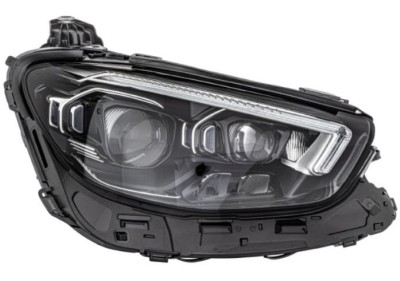 Far MERCEDES Clasa E (W213). 07.2020-, partea Dreapta, HELLA, Tip=Multibeam LED; LED; electric; fara unitate control LED; cu motor; LED; cu lumina vi foto