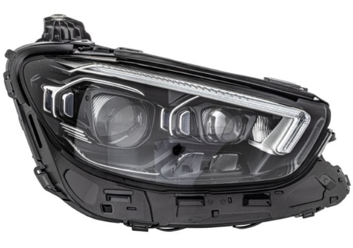 Far MERCEDES Clasa E (W213). 07.2020-, partea Dreapta, HELLA, Tip=Multibeam LED; LED; electric; fara unitate control LED; cu motor; LED; cu lumina vi