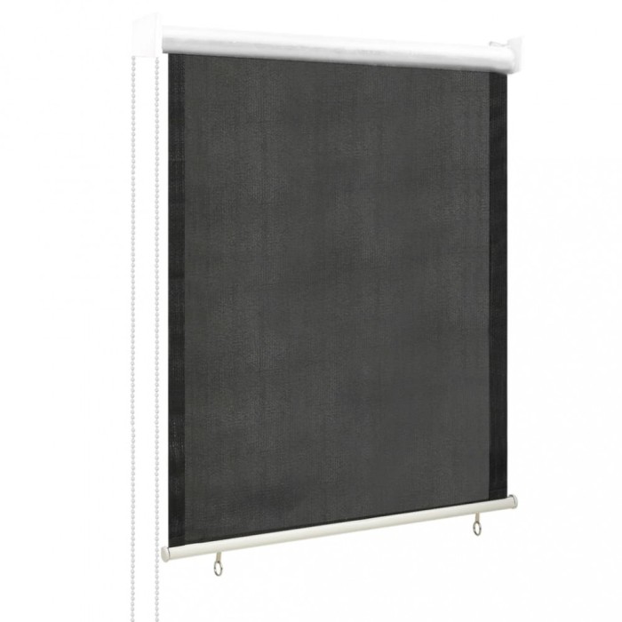 Jaluzea tip rulou de exterior, antracit, 80x140 cm