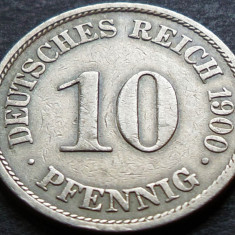 Moneda istorica 10 PFENNIG - GERMANIA, anul 1900 A *cod 3980 - Berlin