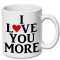 Cana alba personalizata &quot; I LOVE YOU MORE &quot;, INOVATIX&reg;. 330ml