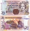 GUERNSEY 5 pounds ND (1996-2023) P-56d UNC!!!