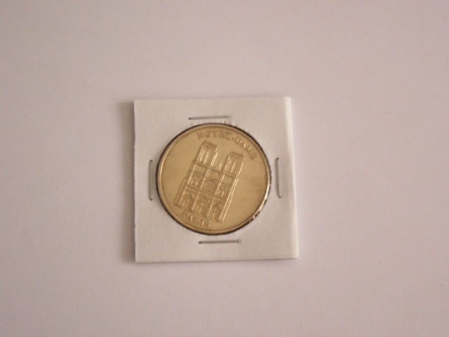 D12 43 - Medalie amintire - Notre Dame de Paris - Franta - 2000
