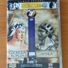 Personalități care au marcat Istoria Lumii (DVD) Lucrezia Borgia / Attila