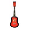 Chitara Acustica Mini Copii, 6 Corzi Metalice, Lemn, Pana Inclusa, 57cm, Jucarie Muzicala, Cadou, 4-6 Ani