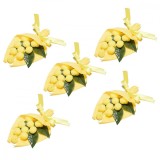 Cumpara ieftin Set 5 flori artificiale Mimoza 13 cm