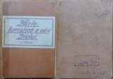 Cumpara ieftin Harta turistica a Vaii Jiului , 1 : 75000 , 1936 , caserata pe panza, stare FB