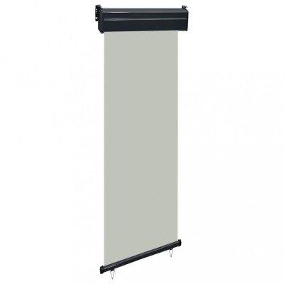 vidaXL Copertină laterală de balcon, gri, 60 x 250 cm 48404 foto