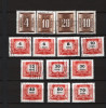UNGARIA 1951/58 - CIFRE, TIMBRE STAMPILATE, F130, Stampilat