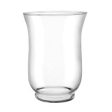 Vază Sticlă Belly Clopot, Transparent, Diametru 10.5 cm, &Icirc;nălțime 14.5 cm, Oem