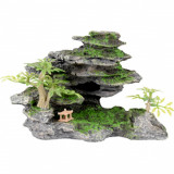 DECOR ACVARIU ROCA CU MUSCHI MARE 17X9X10CM 410233, flamingo