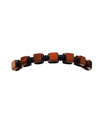 Bratara cu snur ajustabil, Brown, A4B117 foto