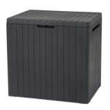 Lada depozitare exterior Keter City Storage, Antracit, 113L, 57.8 x 44 x 55cm