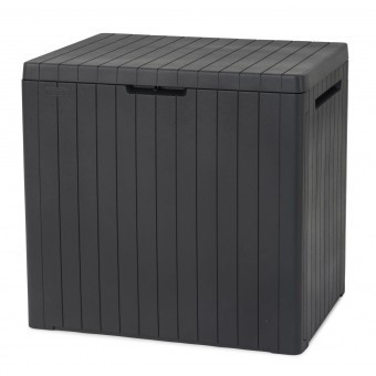 Lada depozitare exterior Keter City Storage, Antracit, 113L, 57.8 x 44 x 55cm foto