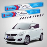 Cumpara ieftin Ștergătoare Suzuki Swift FZ/NZ 5 Uși 2010-2017 | Set Față Flat Premium &ndash; TeamCar&reg;