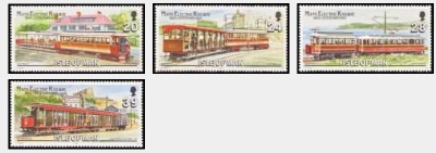 Isle of Man 1993 - Tramvaie, trenuri, serie neuzata foto
