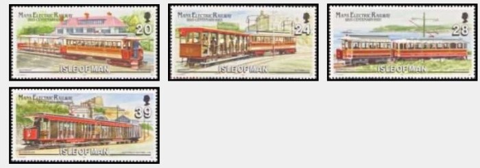 Isle of Man 1993 - Tramvaie, trenuri, serie neuzata