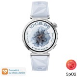 Smartwatch Huawei Watch GT 5, 41MM, Tarnish Stainless Steel Case, Blue Fluoroelastomer Strap