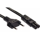 Cablu Alimentare Sursa Laptop 230V, 2x0,75mmp, 1,5m Akyga AK-RD-01A Negru