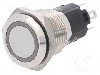 Intrerupator anti-vandalism, ON-(ON), &Oslash;16mm, EAO, 82-4151.1123